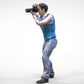 Productfoto diorama en modelbouw miniatuur figuur: Reporter set, 6 figuren