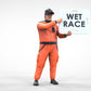 Productfoto diorama en modelbouw miniatuurfiguur: verkeerspost set 2, 6 figuren