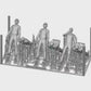 Miniatuurfiguur: Wegwachters Set, 6 Figuren (Nr. s01)