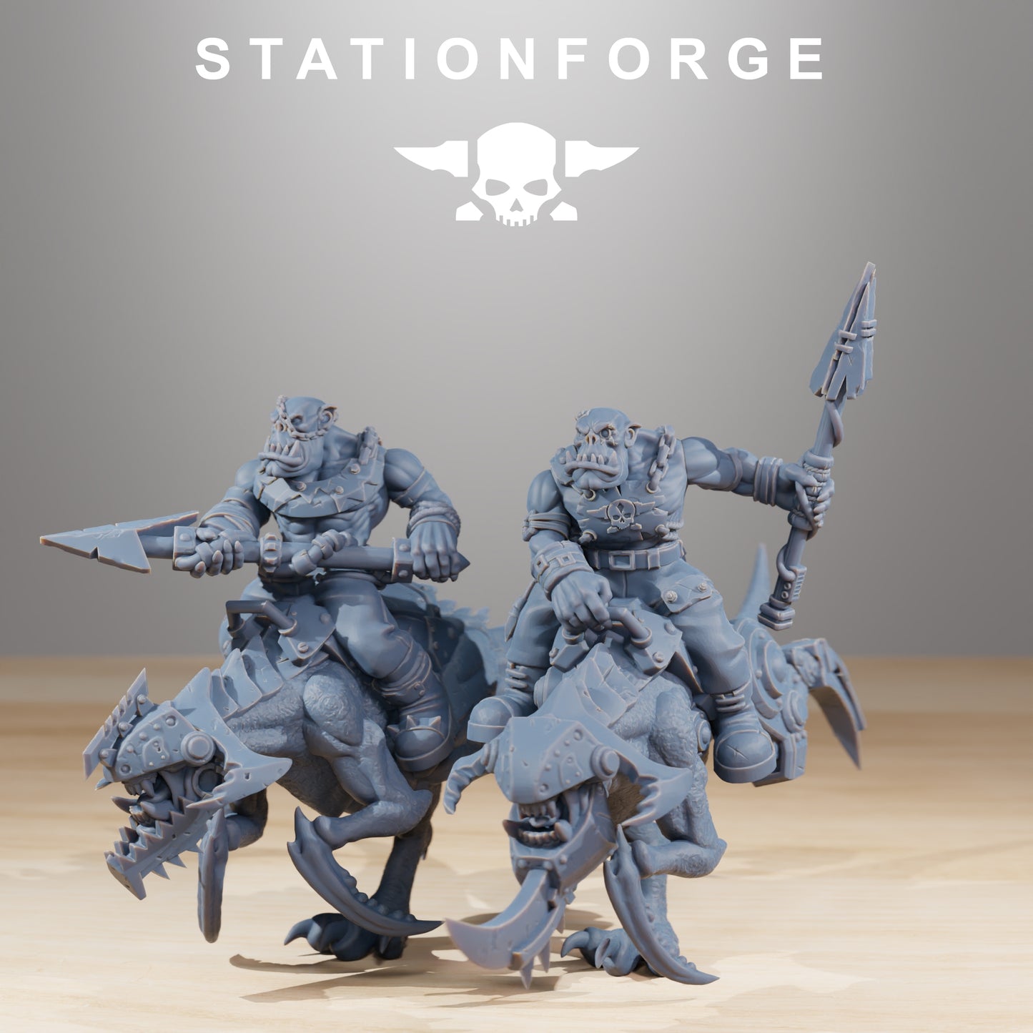 Productfoto 28mm Tabletop Minis Stationforge: Beestrijders
