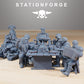 Productfoto 28mm Tabletop Minis Stationforge: Feestmaaltijd
