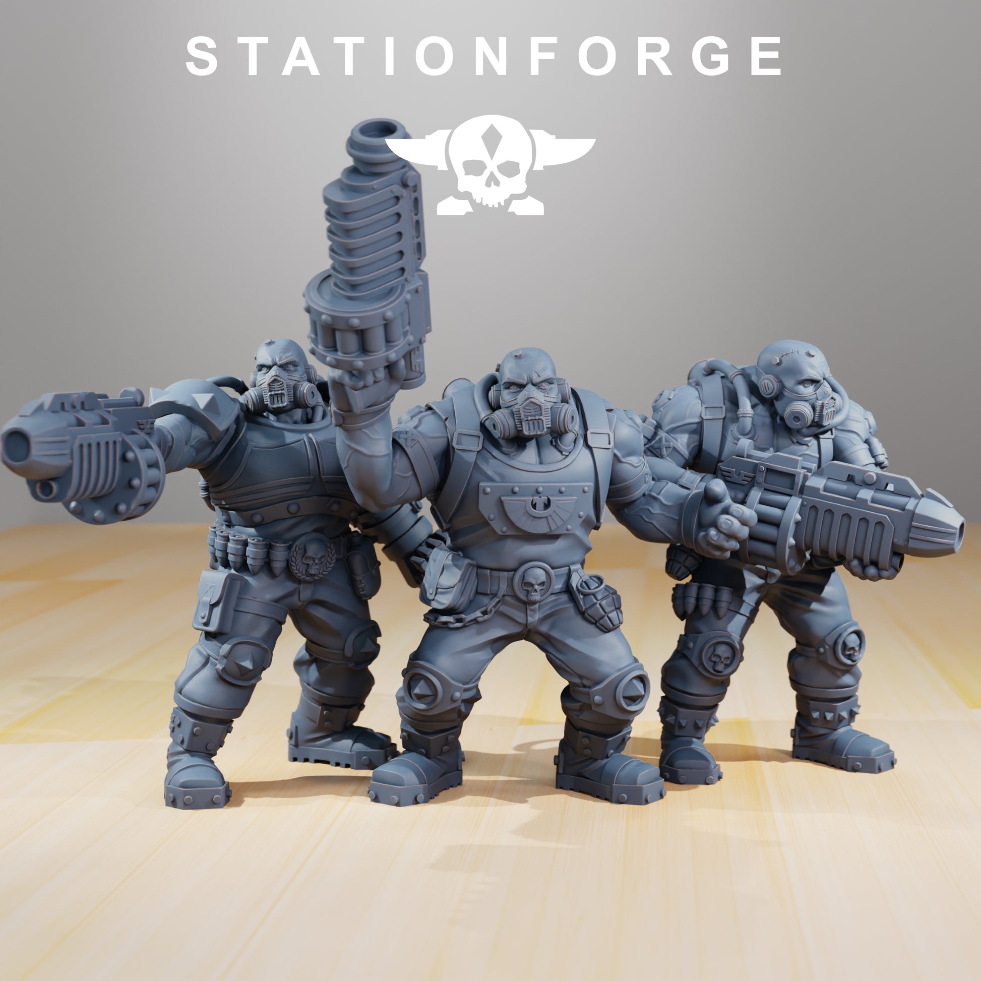 Productfoto 28mm Tabletop Minis Stationforge: Nationale Garde Guerrilla's