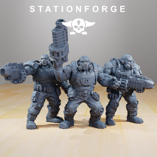 Produktfoto 28mm Tabletop Minis Stationforge: National Guard Guerrillas