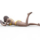 Productfoto Diorama en Modelbouw Miniatuur Figuur: Vrouw op het Strand 1