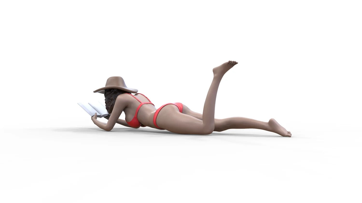 Productfoto Diorama en Modelbouw Miniatuur Figuur: Vrouw op het Strand 2