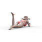 Productfoto Diorama en Modelbouw Miniatuur Figuur: Vrouw op het Strand 2
