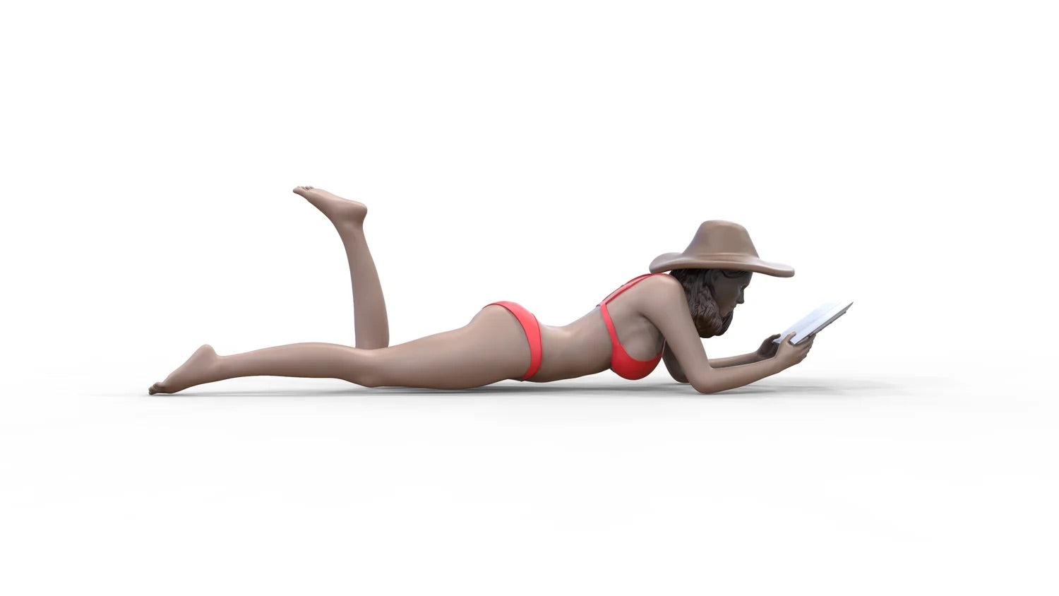 Productfoto Diorama en Modelbouw Miniatuur Figuur: Vrouw op het Strand 2