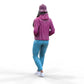 Productfoto Diorama en modelbouw miniatuur figuur: Vrouw met hoodie | Hip Hopperin