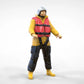 Productfoto diorama en modelbouw miniatuurfiguur: reddingsboot set, 8 figuren