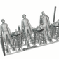 Productfoto diorama en modelbouw miniatuurfiguur: verkeerspostenset, 6 figuren